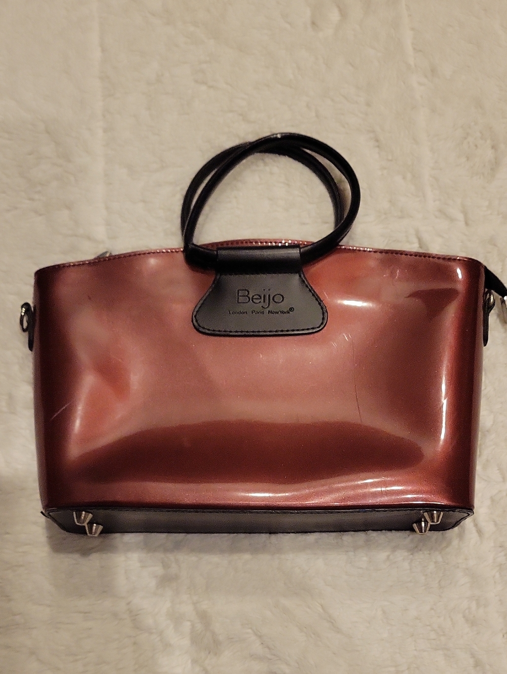 Beijo Patent Leather Satchel